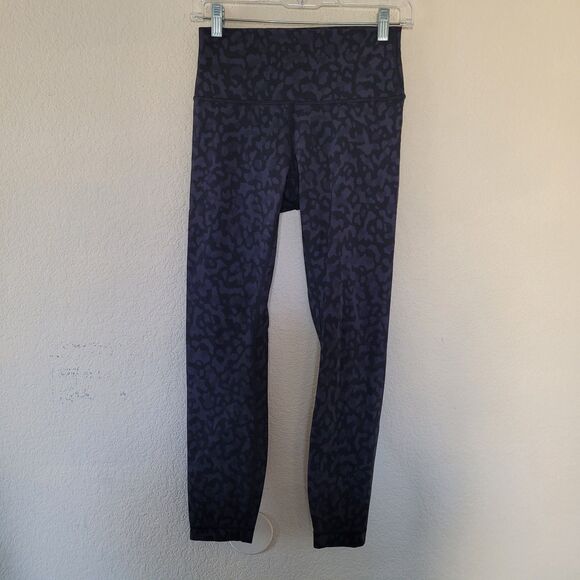 Lululemon Wunder Under High Rise Tight 25" Size 6 Luxtreme Wild Coal Camo W5BSPS - Picture 2 of 7